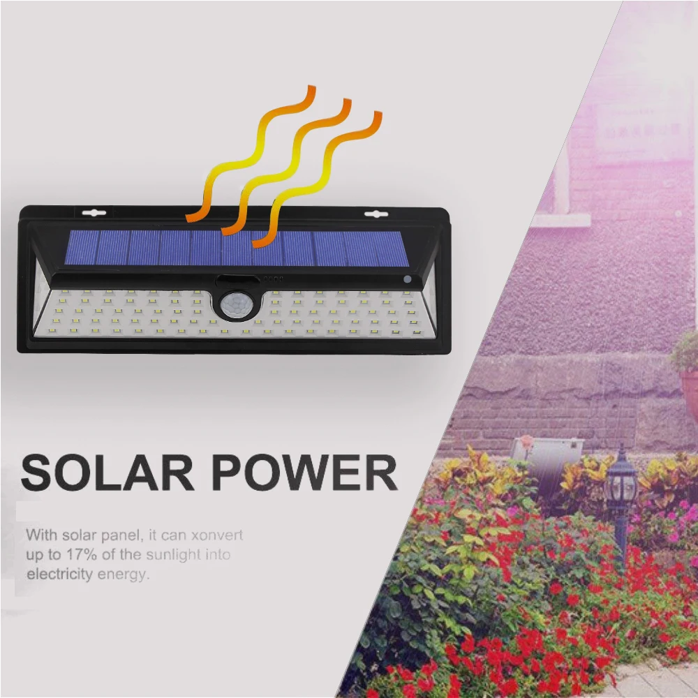 

Wireless Solar Light Motion Sensor 2835 SMD Led Energy Saving Lamp for Garden Waterproof Outdoor Lighting Security Porch Lights