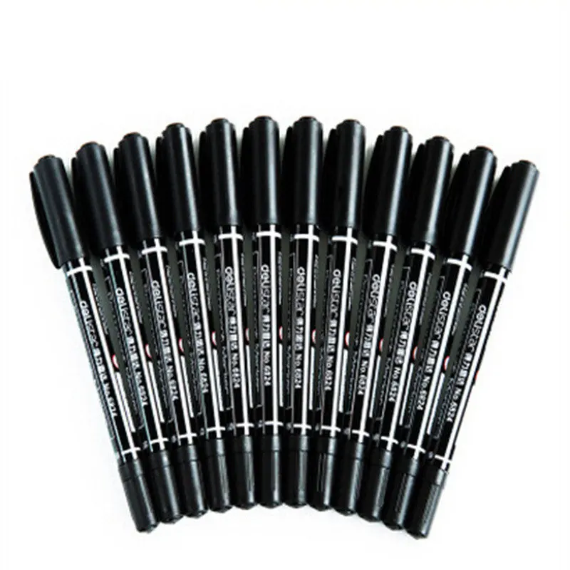 

Coloffice 2PCs Double-Ended Brush Art Markers Calligraphy Pen Brush Small marker Students Stationery Office&School Supplies