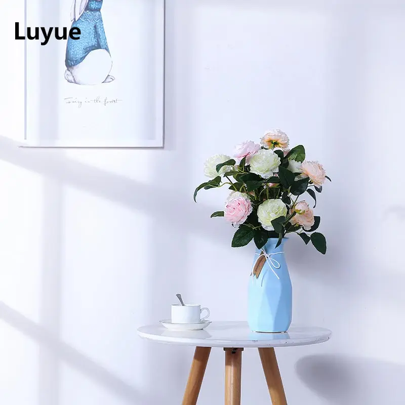 Luyue 61 см высокий Свадебный искусственный цветок пиона Искусственные цветы как настоящие искусственные растения цветы для домашнего декора