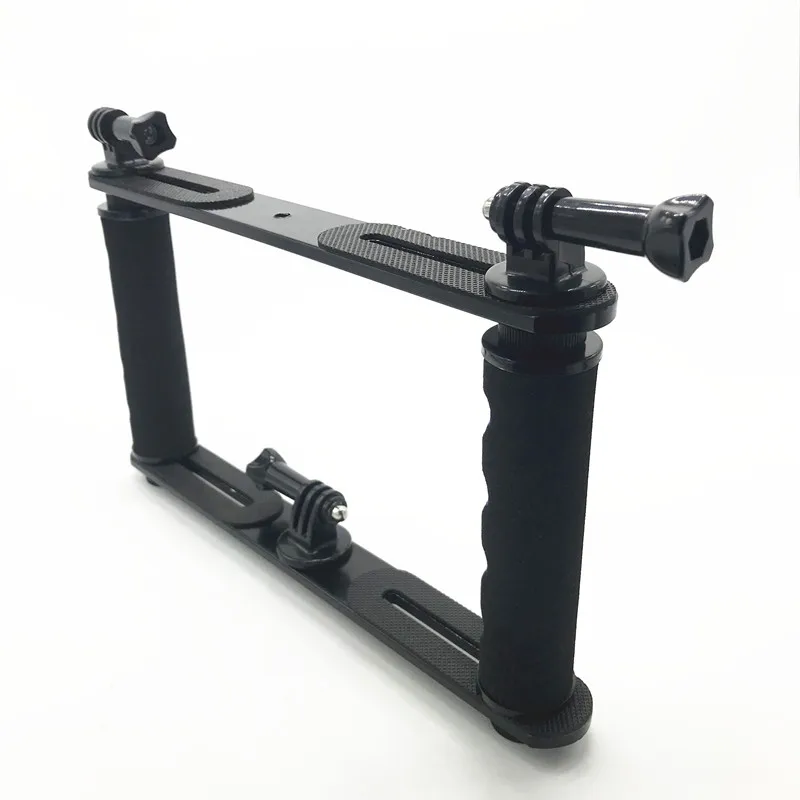 Handheld Camera Stabilizer Handle Camera Cage Rig Underwater Scuba