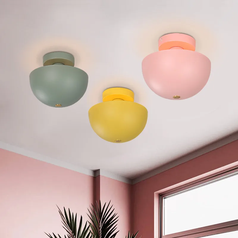 

Modern Colorful Mini Ceiling Lamp Nordic Ceiling Suspension Light Macaron For Kitchen Living Room Bedroom Lighting Lamps No130