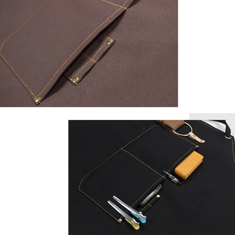 Canvas Apron Crossback Cotton Straps E15-15
