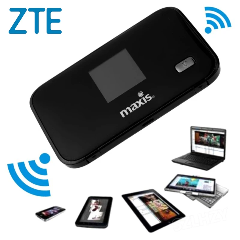 

Used ZTE MF93D 4G Wireless Router 100Mbps Mobile WIFI Hotspot Pocket 4G Modem Mifi 2pcs Antenna with SIM card slot PK E5573