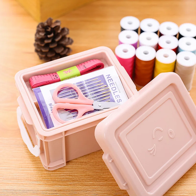 Mini portable sewing needle and thread combination suit Multi-function box set | Дом и сад
