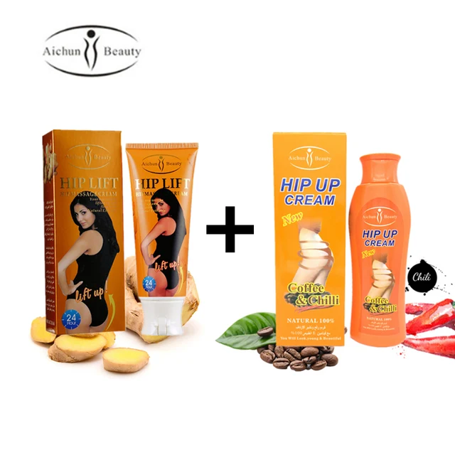 200 g+120 ml Aichun Buttocks Enhancement cream Ginger Chilli Hip UP Lifti Cream ang big ass