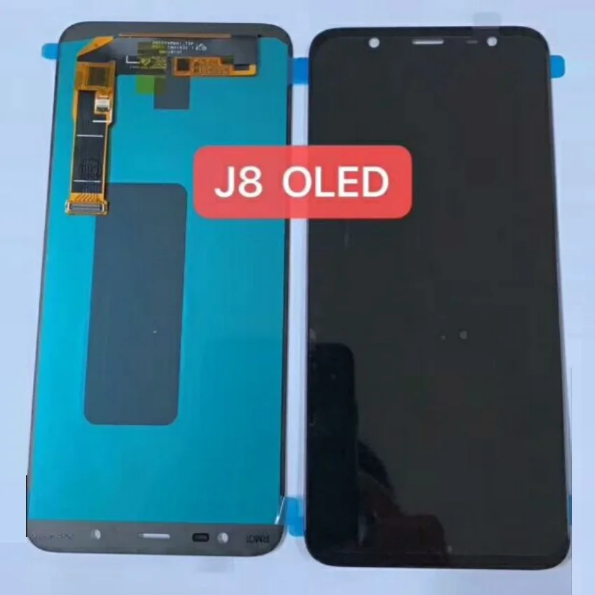 100% супер Amoled для Samsung Galaxy J8 2018 J810F J810FN J810FN/DS ЖК дисплей сенсорный экран дигитайзер