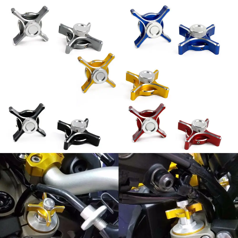 

Aluminum CNC Front Fork Adjuster Cap bolt for 2014-2016 Yamaha MT FZ 09 Z800 2014 2015 2016 14 16