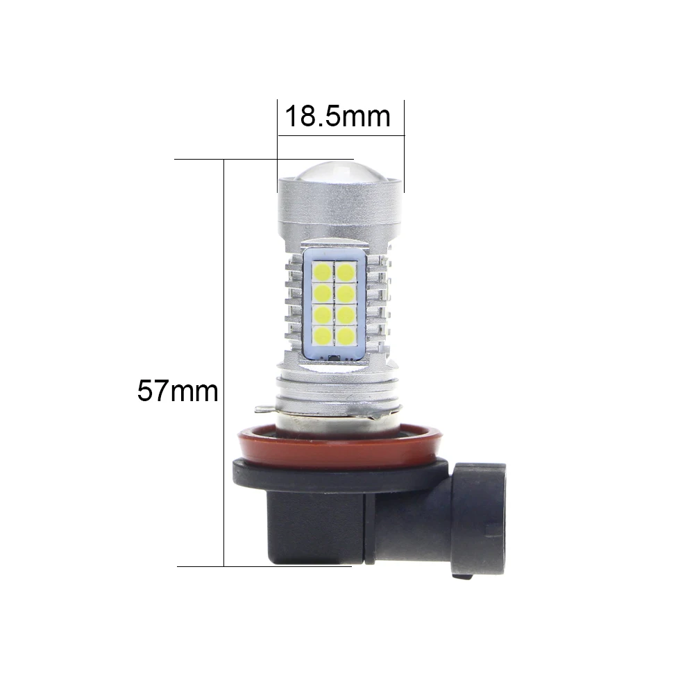 KEIN 2 шт. H8 светодиодный 3030 36SMD 6000K 1200LM Авто противотуманная фара DRL Дневной ходовой