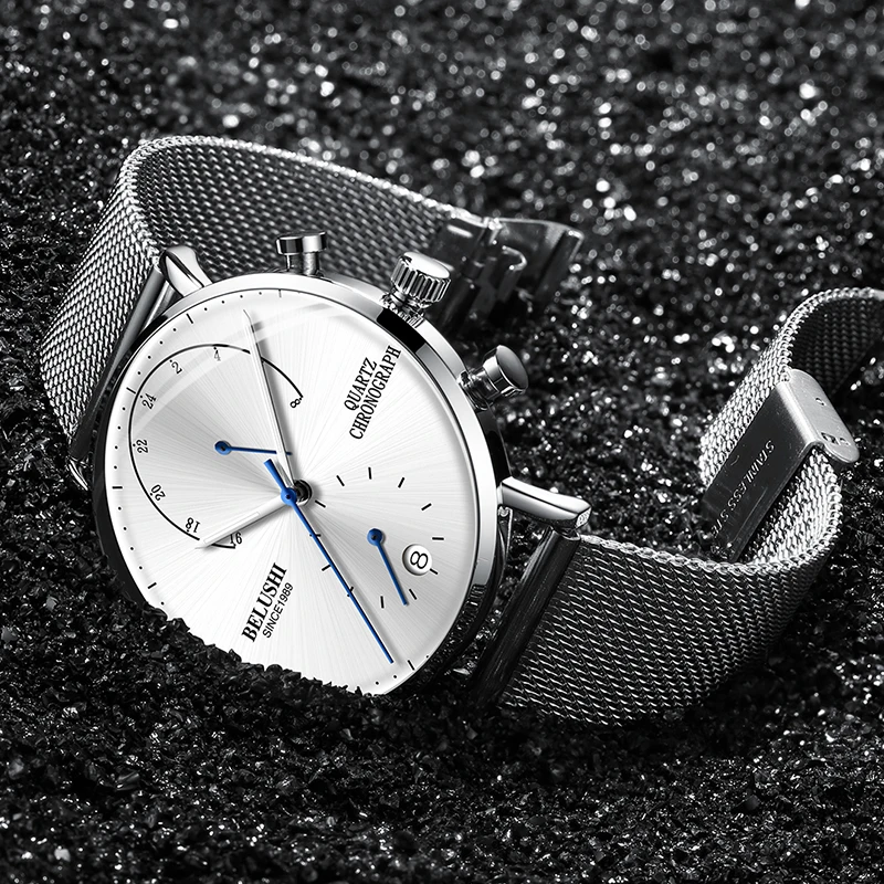 

Hot Sales Men's Quartz Wristwatches Digital Watches 30 Waterproof Luminous Business fashion men Luxury watch Dial Clock top 2019