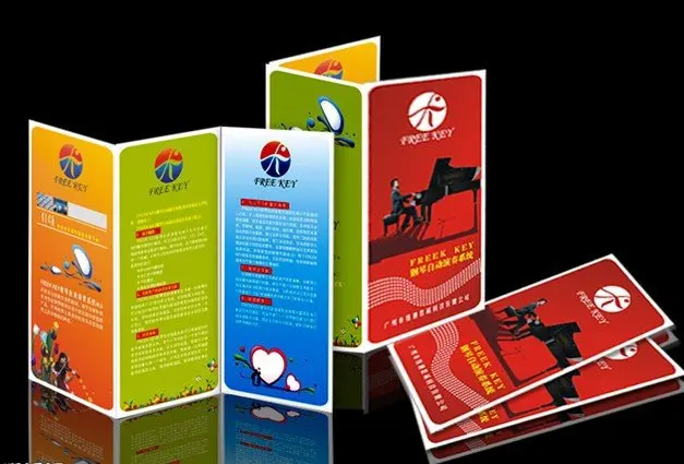 A4 folletos trípticos flyersleaflets impresión con papel