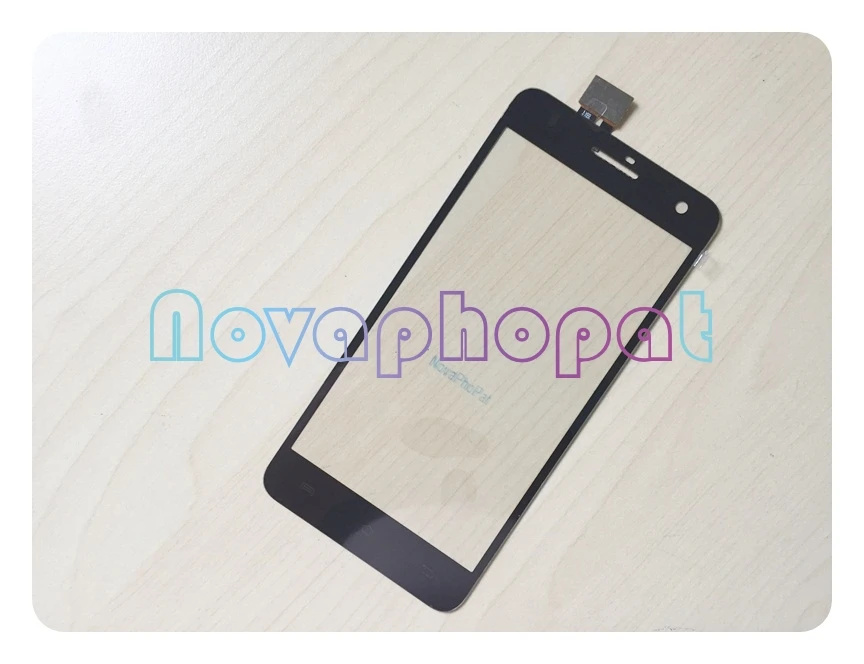 Novaphopat Черный сенсорный экран для FLY IQ4512 EVO Chic 4 Quad дигитайзер Сенсорная панель