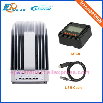 

MT50 remote Meter EPEVER EPsolar solar tracer series Tracer3215BN 30A 24V charger battery controller USB communication cable