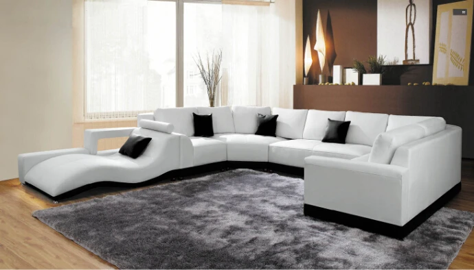 Moderne Ecke Sofas Und Leder Für Sofa Set Wohnzimmer Leder Ecke Sofas Für Sofa Set