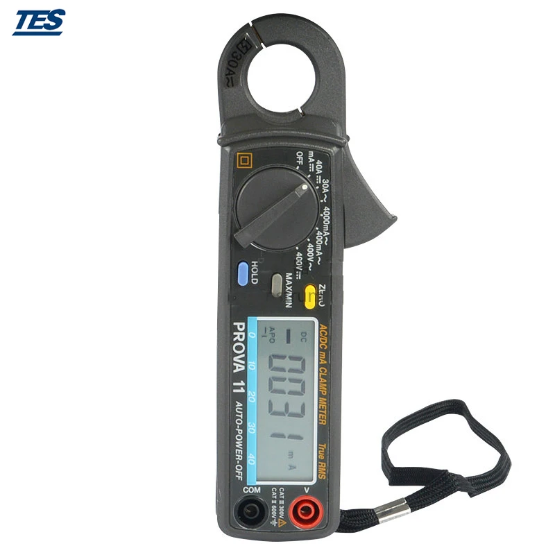 

PROVA-11 AC/DC mA True RMS Clamp Meter DC 1mA AC 0.1mA