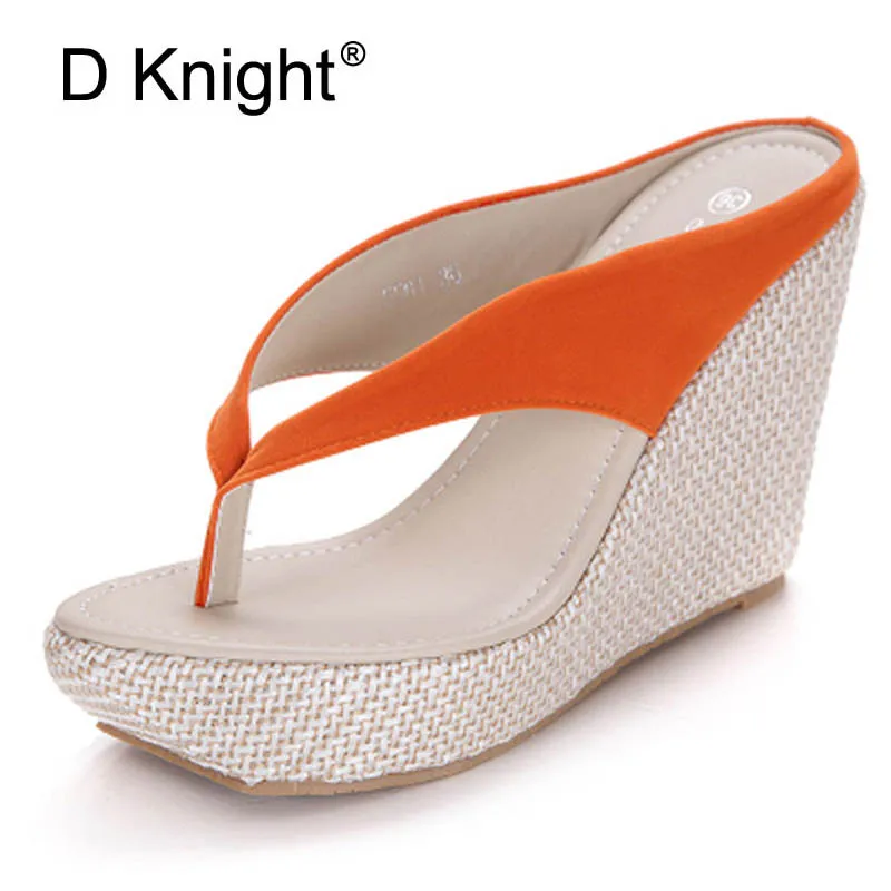 

Sandals Shoes Woman Bohemia Style Flip Flops Gladiator Sandals Women 5 Colors Platform Wedges Sandals Ladies Beach Shoes US 3-10
