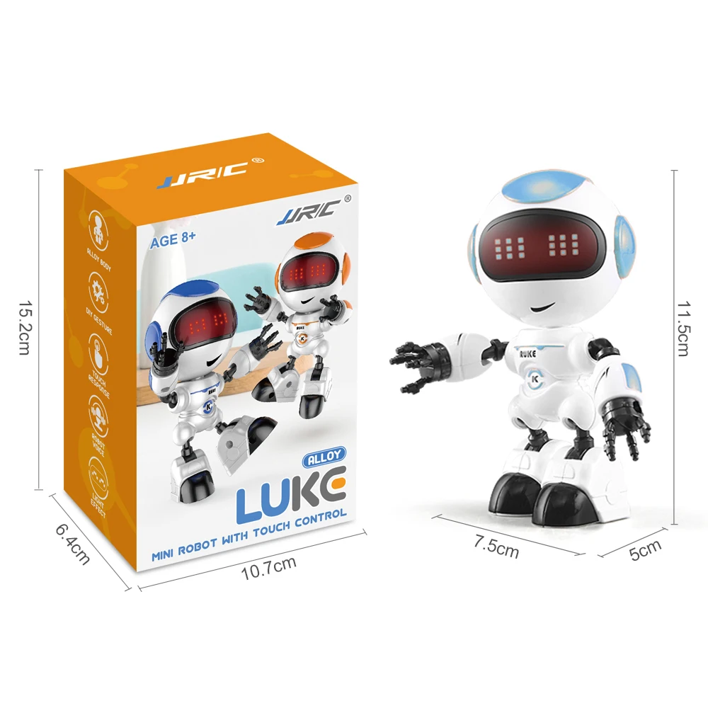 R8 LUKE Intelligent Smart Robot Touch Control DIY Gesture Talk Smart Mini RC Robot Zinc Alloy & ABS Toys for kids (10)