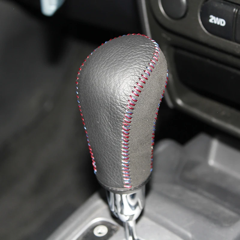 本革ギアノブカバーでスズキジムニー用車カバーにギアシフトノブギアスティックケース Ppc Cpr ペン Gear Knob Cover Knob Covergear Cover Aliexpress