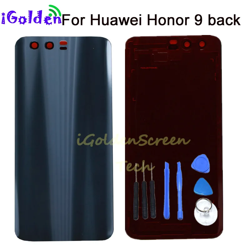 For Huawei Honor 9 STF L09 STF AL00 STF AL10 STF 3D Glass Back Rear ...