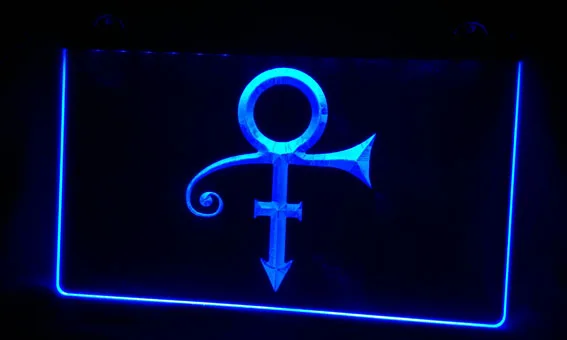 

LS124-b Prince Symbol Neon Light Sign Decor Free Shipping Dropshipping Wholesale 8 colors to choose