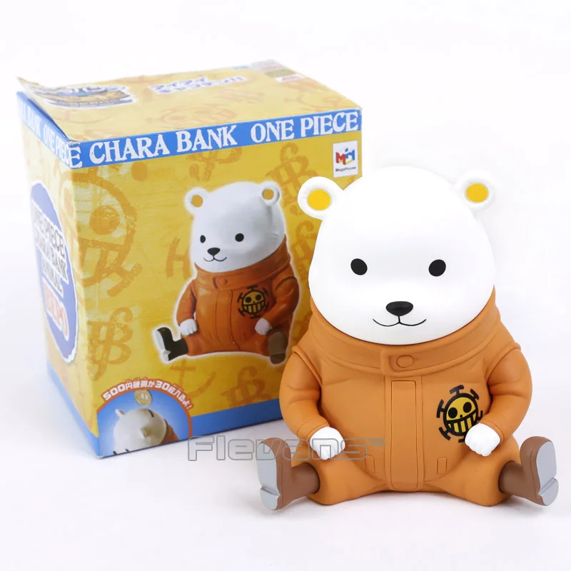 

Bepo Bear One Piece Anime Figure Collectible Model Toy Coin Piggy Bank 15cm