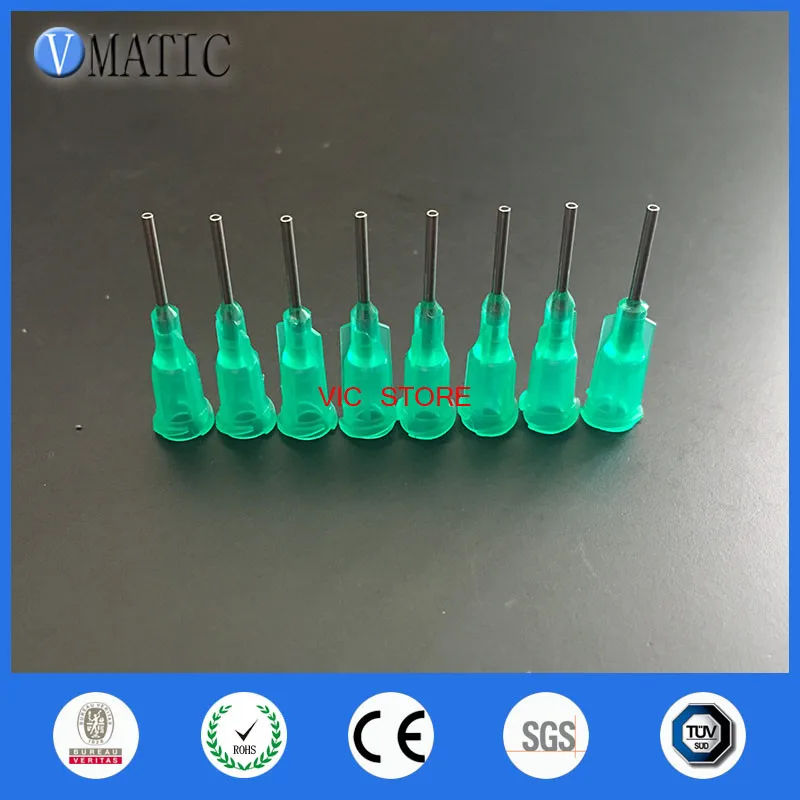 

Free Shipping Products Assurance 100pcs/bag Industrial Tips 18G Green Color 0.5'' Dispensing Plastic Needle Tip 1/2 Inch Length