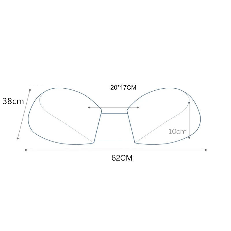38*62*10 см Подушка для беременных и кормящих талии живота Поддержка сторона спальный подушка u-образный Хлопок Подушка для беременных Подушка под спину 1 шт. постельные принадлежности