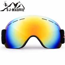 SJ-Maurie очки для лыжного спорта на открытом воздухе большие рамки очки для сноубординга очки с защитой от ультрафиолета против царапин для мужчин и женщин лыжные очки