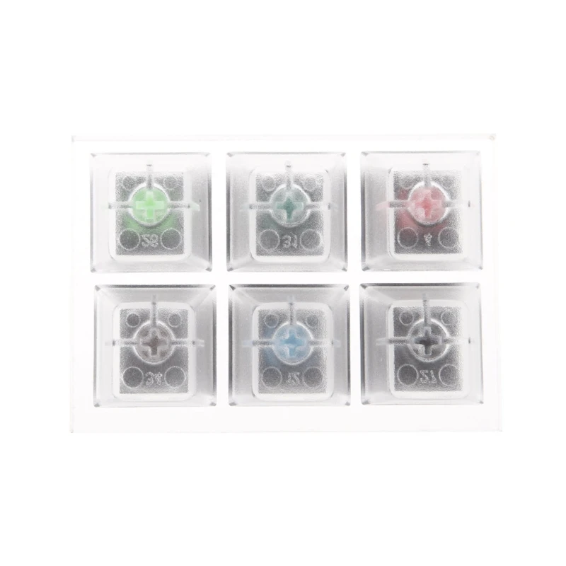 Механическая клавиатура Clear Key caps 6 Key caps Swit6X Тестер Комплект для Cherry MX