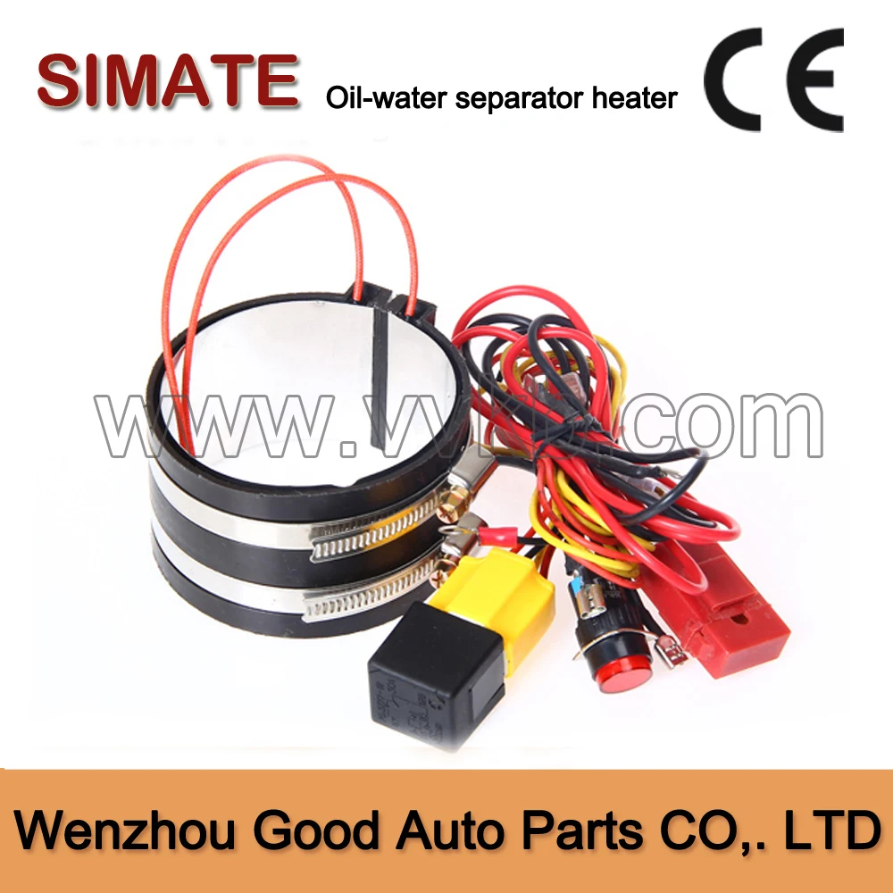 

Hot Sales Aliexpress No. 1 12V /75W Diesel Oil-Water Separator Heater / Diesel Engine Preheater