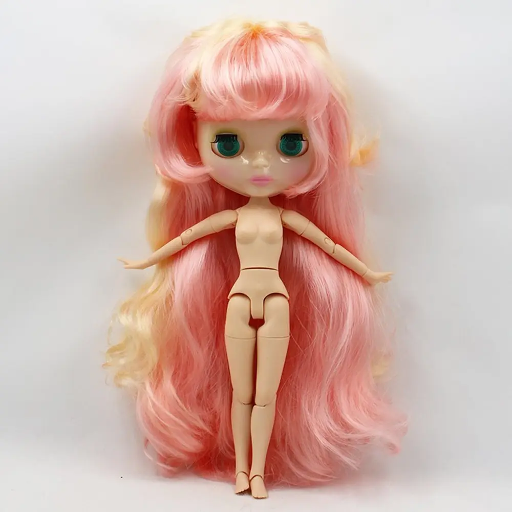 Dream Fairy кукла Обнаженная Blyth Серия № 313/1010 желтый микс розовых волос подходит для DIY сменная игрушка фабрика Blyth - Цвет: like the picture