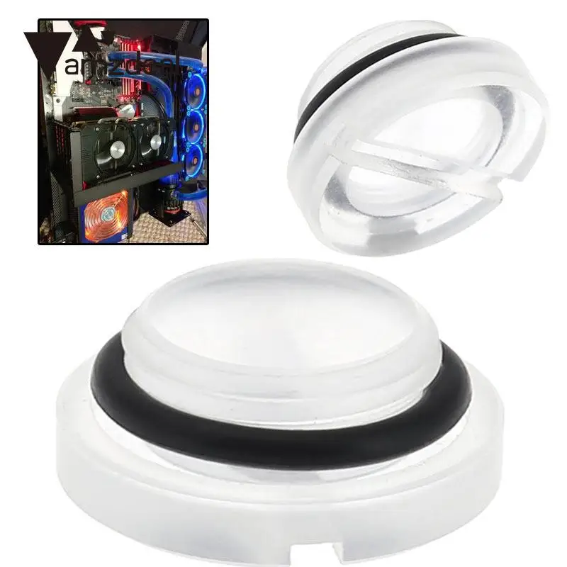 

G1/4 Plug Stop/Plug Fitting Radiator Reservoir Plug 18MM PC Durable Chock Plug Universal Acrylic