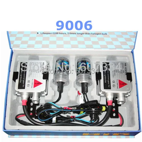 

Stock Shipping New 12V/35W CE HID Xenon Conversion Kit (9006) Single Beam(3000K/4300K/6000K/8000K) For Headlight Foglight
