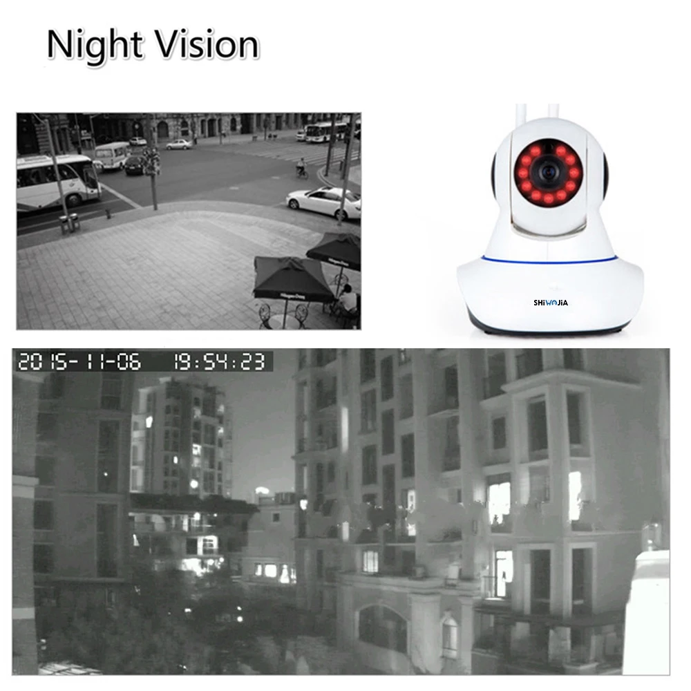 IP камера видеонаблюдения 1080P 2 Мп Wi Fi ночное видение|Камеры видеонаблюдения| |