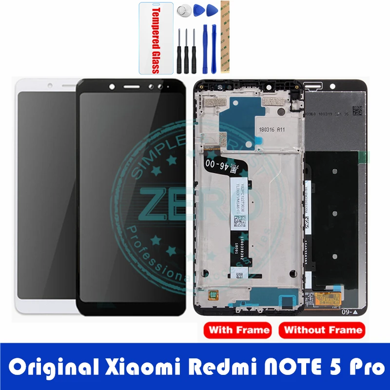 

Original For Xiaomi Redmi Note 5 Pro LCD Display 10 Touch Screen Panel Redmi Note 5 Pro LCD Digitizer Assembly Replacement Parts
