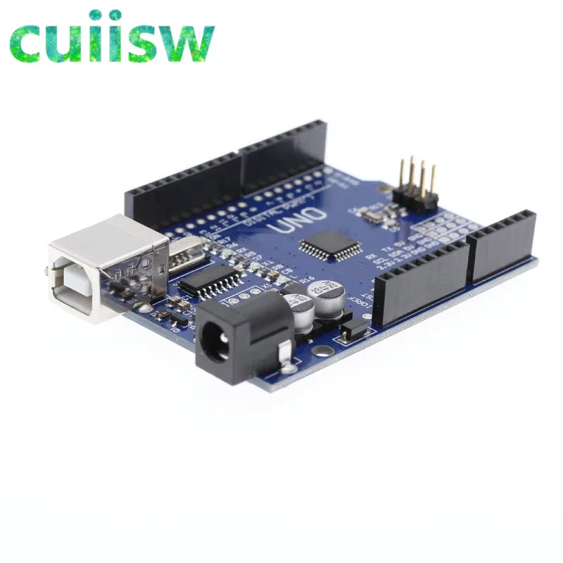 Cuiisw 1 шт. UNO R3 UNO R3 CH340G+ MEGA328P Чип 16 МГц для Arduino UNO R3 макетная плата+ USB кабель