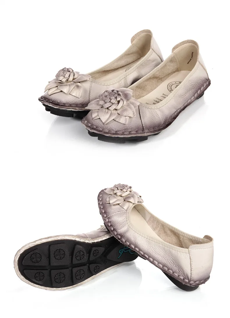 MUYANG китайский бренд дамской обуви из натуральной кожи сшитые вручную дамские мокасины из воловьей кожи на плоской подошве дамские лоферы