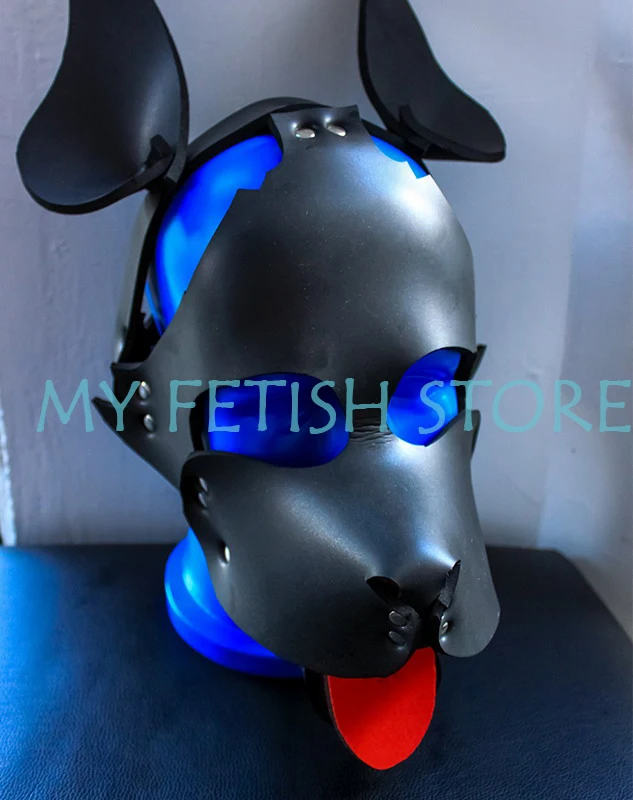 (DM8193) Высококачественная Экипировка для мопса neoprenee dog slave Фетиш маска капот