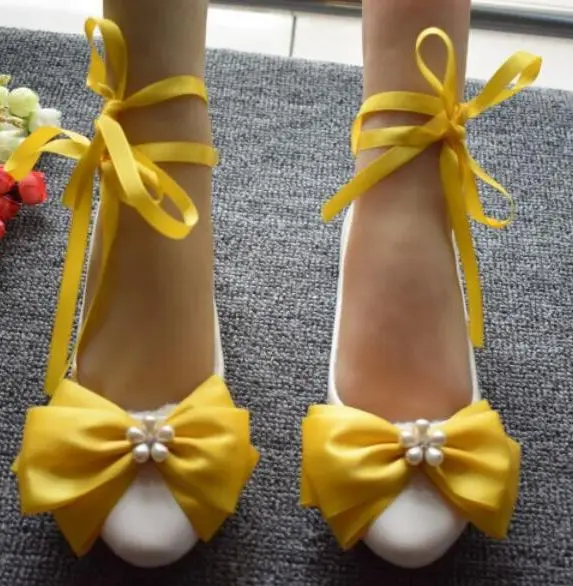 yellow dress shoes wedding