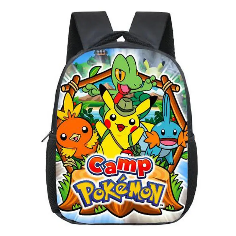 アニメポケモンバックパックポケットモンスタースクールバッグサトシ ピカチュウランドセル女の子男の子幼児バッグ子供ブックバッグ Book Bag Pokemon Backpackschool Backpack Girl Aliexpress