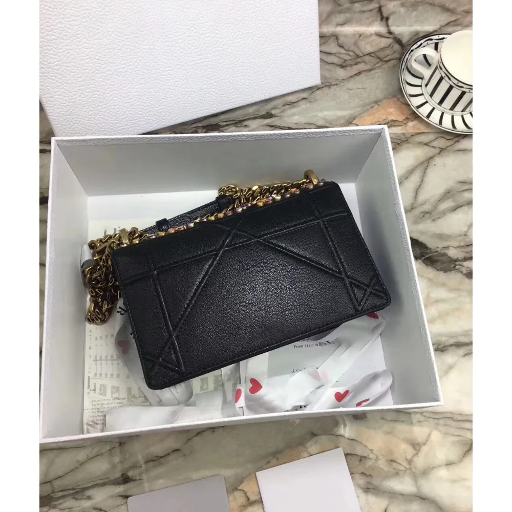 

2018 Fashion Top Quality Luxury Brand Caviar Leather Rainbow Le Boy Crossbody Shoulder Bag Silver Chains Bag-DO004