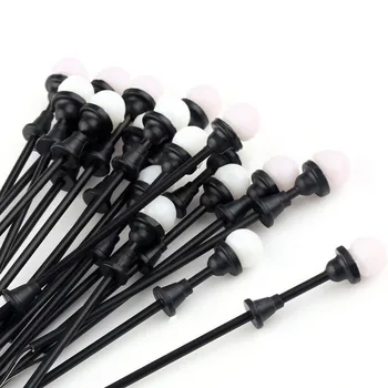 

20pcs 1:100 Single Head Lamppost Lamp HO Scale Black Street Garden Layout Model Miniature Park Lamps