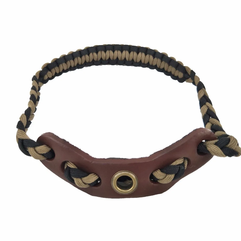 1 Piece Archery Compound Bow Adjustable Braided Cord Bow Wrist Sling