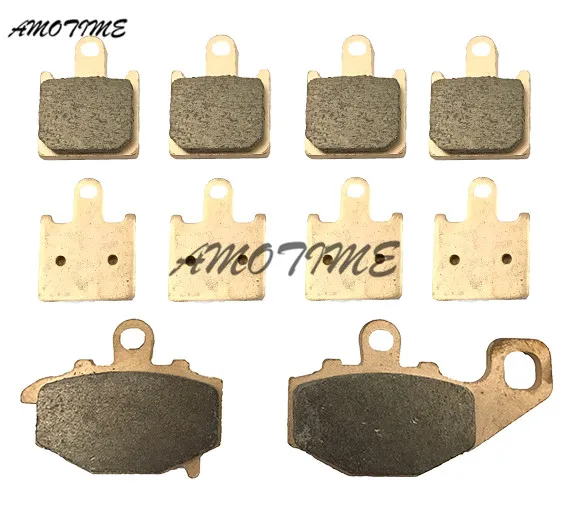 Motorcycle Parts Copper Based Sintered Motor Front & Rear Brake Pads