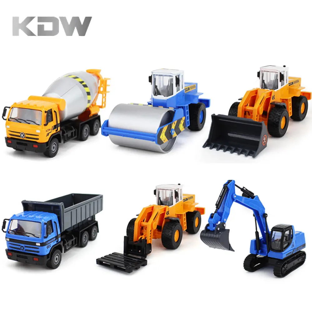 Dump Trucks Construction Vehicle Cars Model Toys 1:50 Scale Diecast KDW with box