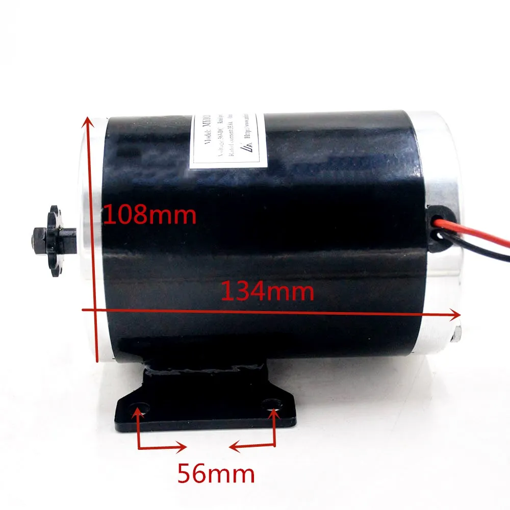 Excellent 36V 48V 1000W High Speed Brush electric Motor MY1020 Electric Bicycle Motor ebike Brushed Gear Motor engine 3