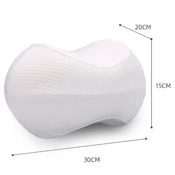 

Memory Cotton Clip Leg Pillow Wedge Leg Cushion Sciatic Nerve Pain Knee Therapy Pregnance