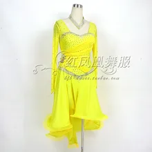 Новые костюмы для латинских танцев, сексуальные платья с длинными рукавами для латинских танцев для женщин/девочек, платья для латинских танцев S-4XL