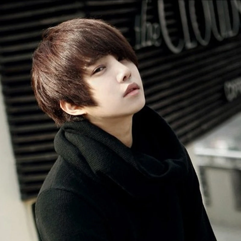 2016 Hot Sales Boys Wig New Korean Full Lace Men Student Wig