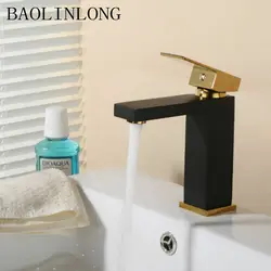 BAOLINLONG стиль латунь Палуба Гора Ванная комната смеситель для раковины сосуд тонет смесителя Смесители для ванны