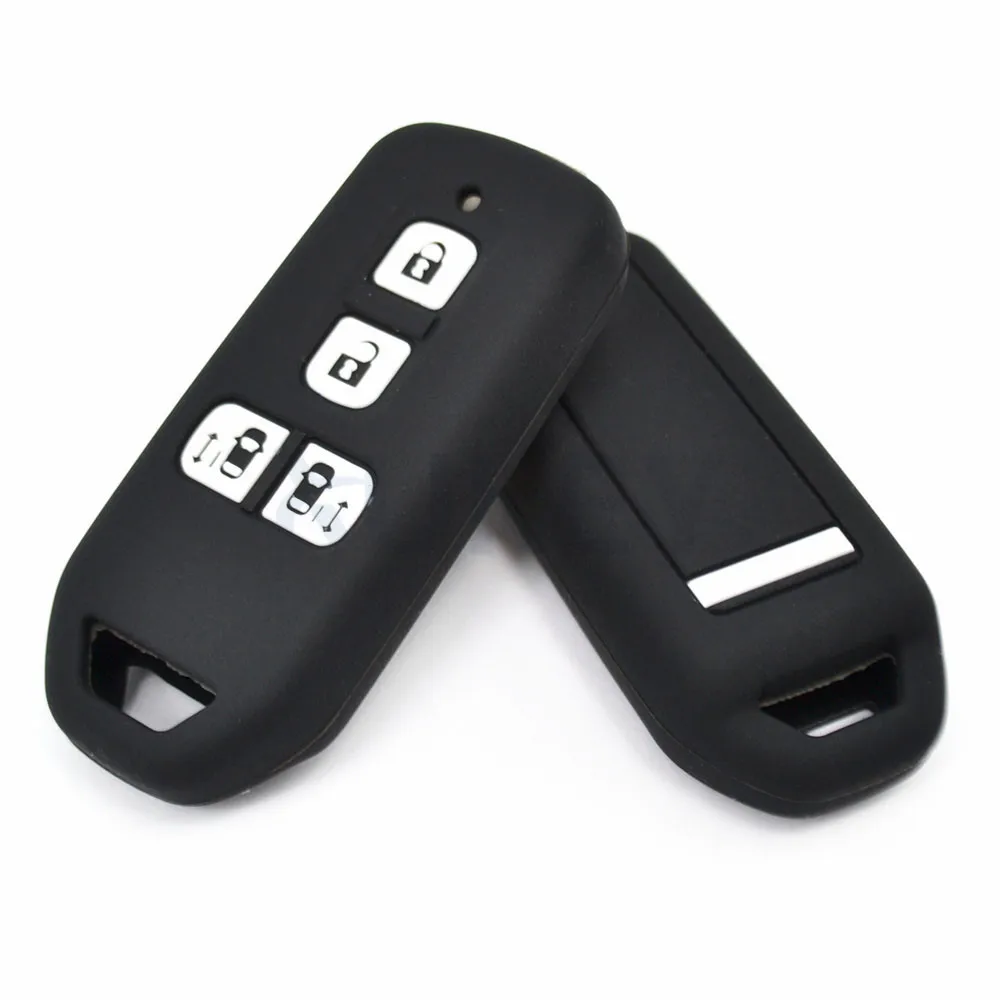 Силиконовый чехол для ключей с 4 кнопками AX брелок Honda NBOX N BOX 1 5 2 1|Футляр